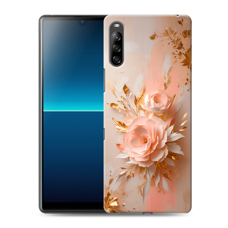Силиконовый чехол на Sony Xperia L4 с принтом женский Силиконовый чехол на Sony Xperia L4 с принтом женский