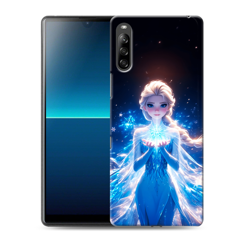 Силиконовый противоударный чехол на Sony Xperia L4 с принтом Холодное сердце Frozen Силиконовый противоударный чехол на Sony Xperia L4 с принтом Холодное сердце Frozen