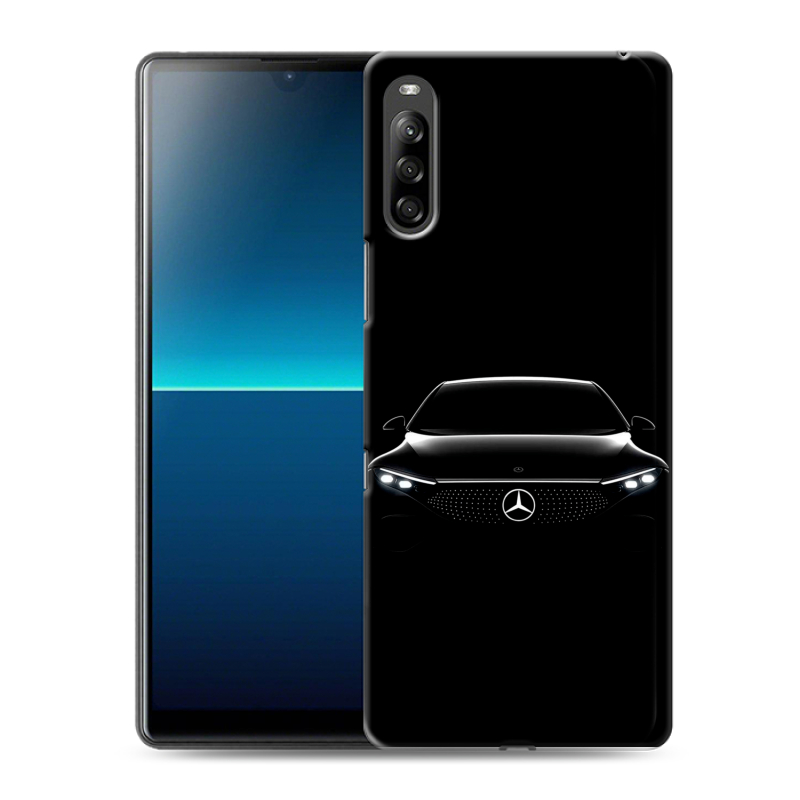 Силиконовый чехол на Sony Xperia L4 с принтом Mercedes Мерседес Силиконовый чехол на Sony Xperia L4 с принтом Mercedes Мерседес
