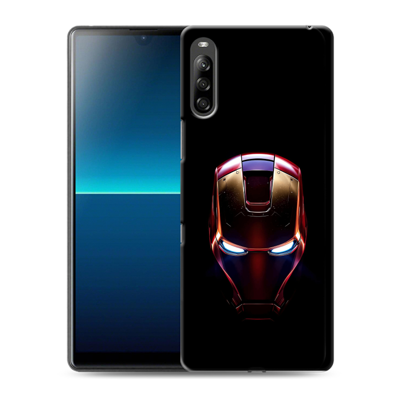 Силиконовый чехол на Sony Xperia L4 с принтом IronMan Железный человек Силиконовый чехол на Sony Xperia L4 с принтом IronMan Железный человек