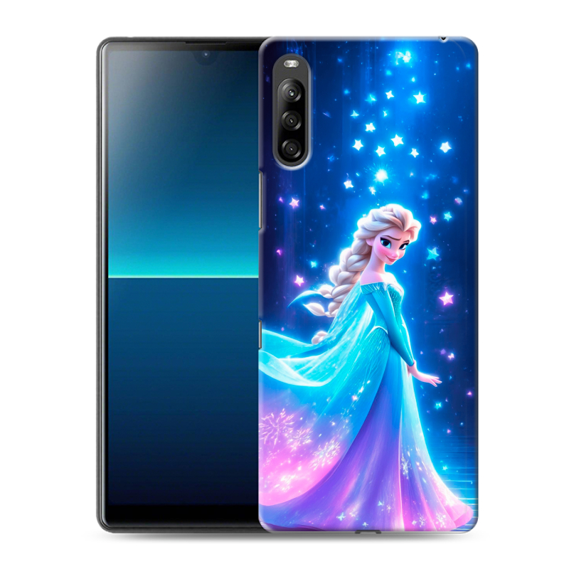 Силиконовый чехол на Sony Xperia L4 с принтом Холодное сердце Frozen Силиконовый чехол на Sony Xperia L4 с принтом Холодное сердце Frozen