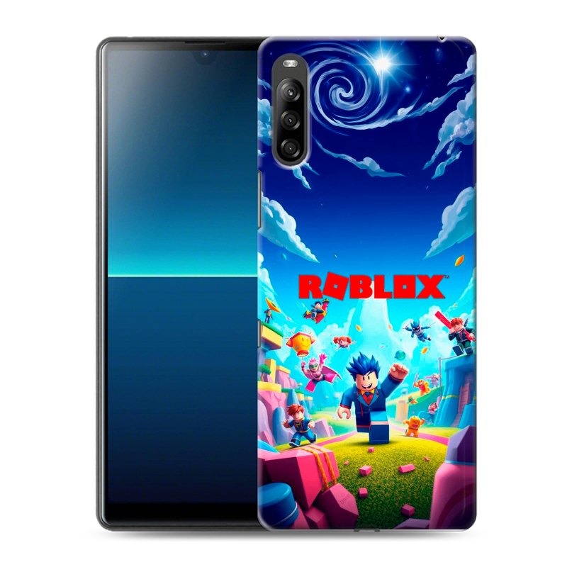 Силиконовый чехол на Sony Xperia L4 с принтом Roblox Роблокс Силиконовый чехол на Sony Xperia L4 с принтом Roblox Роблокс