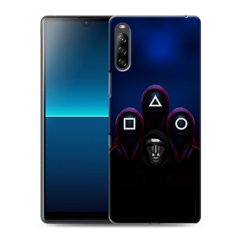 Силиконовый противоударный чехол на Sony Xperia L4 с принтом Игра Кальмара Силиконовый противоударный чехол на Sony Xperia L4 с принтом Игра Кальмара