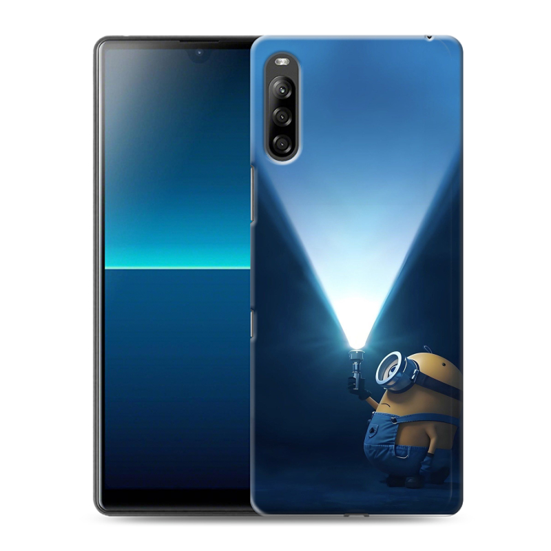 Силиконовый чехол на Sony Xperia L4 с принтом Миньоны Силиконовый чехол на Sony Xperia L4 с принтом Миньоны
