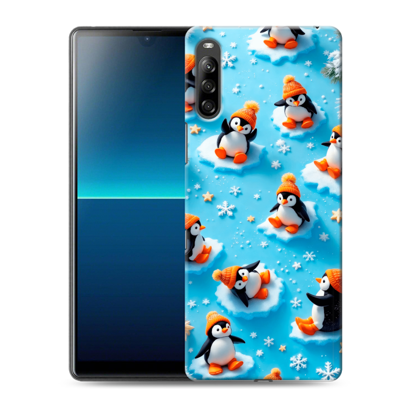 Силиконовый чехол на Sony Xperia L4 с принтом Новый год Силиконовый чехол на Sony Xperia L4 с принтом Новый год