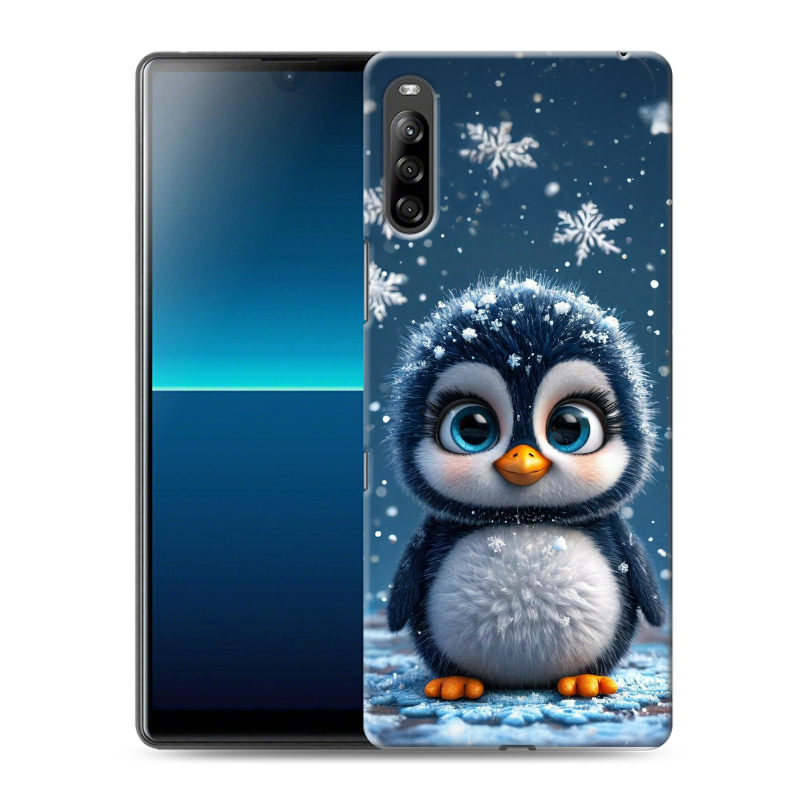 Силиконовый противоударный чехол на Sony Xperia L4 с принтом Новый год Силиконовый противоударный чехол на Sony Xperia L4 с принтом Новый год