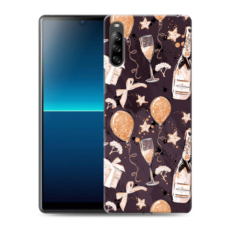 Силиконовый чехол на Sony Xperia L4 с принтом Новый год Силиконовый чехол на Sony Xperia L4 с принтом Новый год