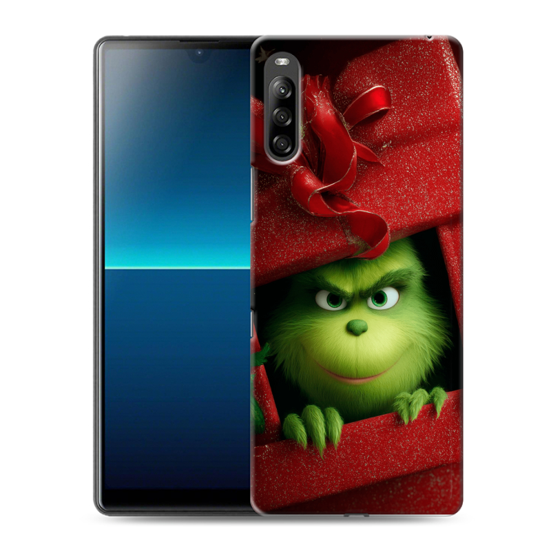 Силиконовый чехол на Sony Xperia L4 с принтом Новый год Силиконовый чехол на Sony Xperia L4 с принтом Новый год