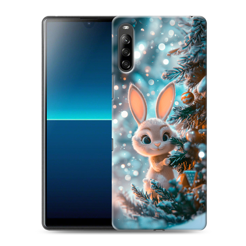 Силиконовый чехол на Sony Xperia L4 с принтом Новый год Силиконовый чехол на Sony Xperia L4 с принтом Новый год
