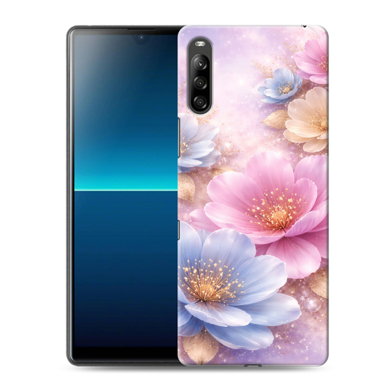 Силиконовый чехол на Sony Xperia L4 с принтом женский Силиконовый чехол на Sony Xperia L4 с принтом женский