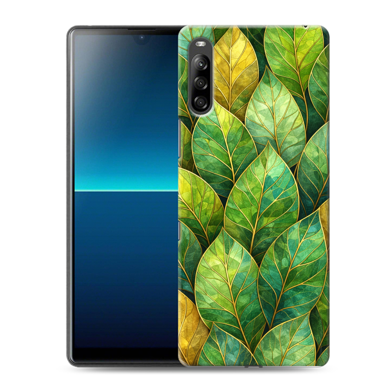 Силиконовый противоударный чехол на Sony Xperia L4 с принтом женский Силиконовый противоударный чехол на Sony Xperia L4 с принтом женский