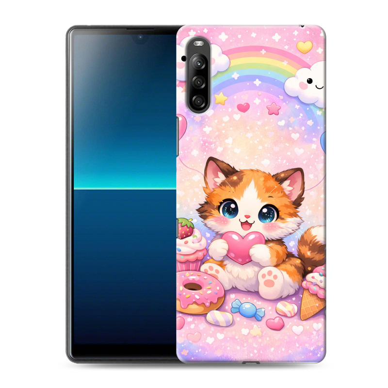 Силиконовый противоударный чехол на Sony Xperia L4 с принтом для девочек Силиконовый противоударный чехол на Sony Xperia L4 с принтом для девочек