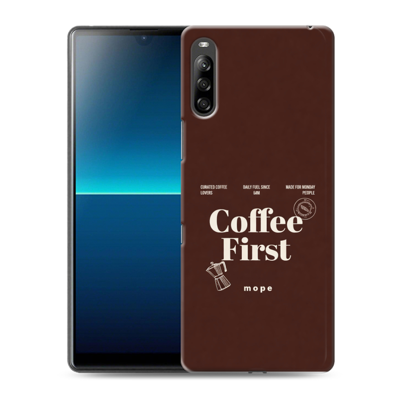 Силиконовый чехол на Sony Xperia L4 с принтом женский Силиконовый чехол на Sony Xperia L4 с принтом женский
