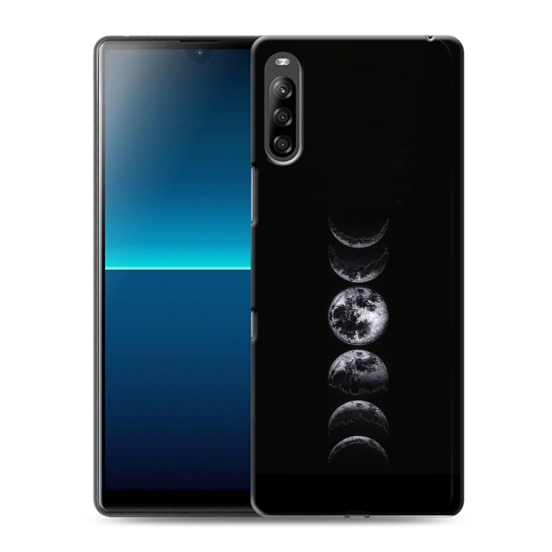 Силиконовый противоударный чехол на Sony Xperia L4 с принтом женский Силиконовый противоударный чехол на Sony Xperia L4 с принтом женский