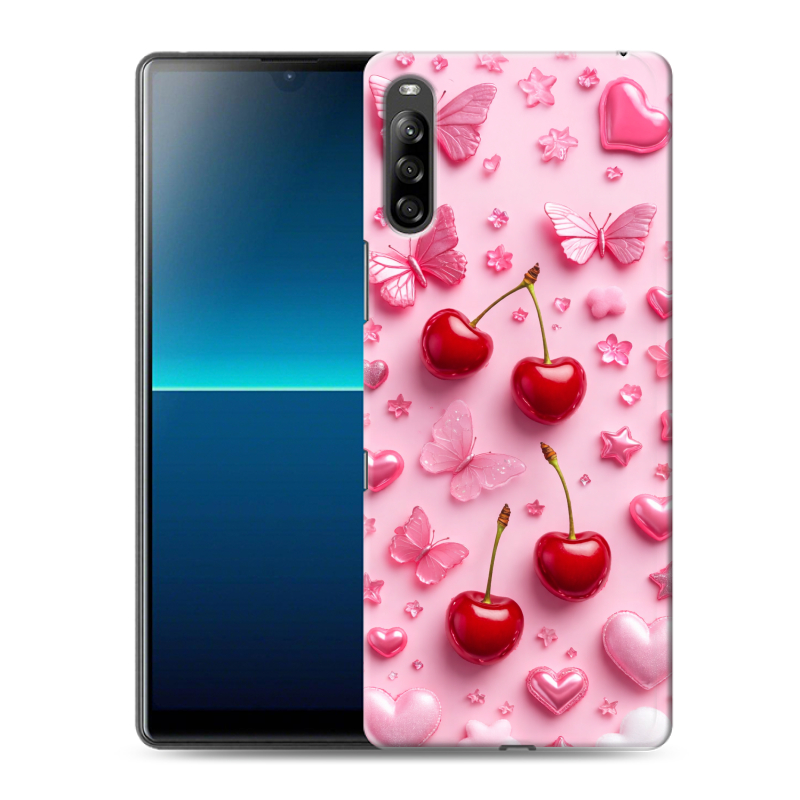 Силиконовый противоударный чехол на Sony Xperia L4 с принтом для девочек Силиконовый противоударный чехол на Sony Xperia L4 с принтом для девочек