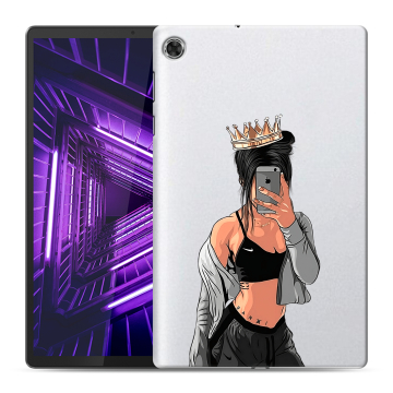 Силиконовый чехол на планшета Lenovo Tab M10 Plus с принтом Женские принты Силиконовый чехол на планшета Lenovo Tab M10 Plus с принтом Женские принты