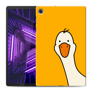 Силиконовый чехол на Lenovo Tab M10 Plus с принтом Утка Силиконовый чехол на Lenovo Tab M10 Plus с принтом Утка