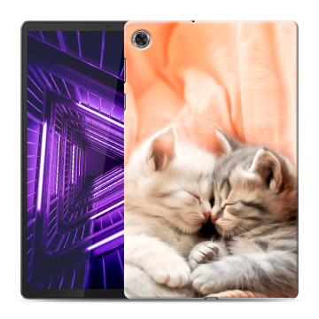 Силиконовый чехол на Lenovo Tab M10 Plus с принтом Котята Силиконовый чехол на Lenovo Tab M10 Plus с принтом Котята