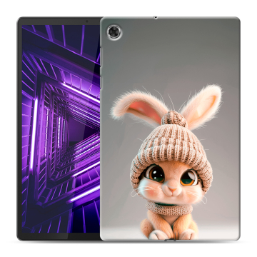 Силиконовый чехол на Lenovo Tab M10 Plus с принтом Кролик Силиконовый чехол на Lenovo Tab M10 Plus с принтом Кролик