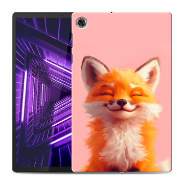 Силиконовый чехол на Lenovo Tab M10 Plus с принтом милая лиса