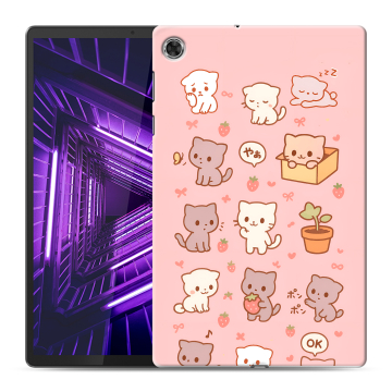 Силиконовый чехол на Lenovo Tab M10 Plus с принтом Hello Kitty Хелоу Кити Силиконовый чехол на Lenovo Tab M10 Plus с принтом Hello Kitty Хелоу Кити