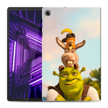 Силиконовый чехол на Lenovo Tab M10 Plus с принтом Шрек Shrek Силиконовый чехол на Lenovo Tab M10 Plus с принтом Шрек Shrek