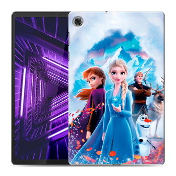 Силиконовый чехол на Lenovo Tab M10 Plus с принтом Холодное сердце Frozen