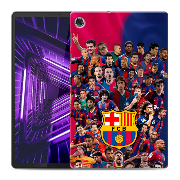 Силиконовый чехол на Lenovo Tab M10 Plus с принтом Барселона Barcelona