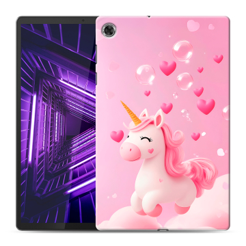 Силиконовый чехол на Lenovo Tab M10 Plus с принтом Единорог