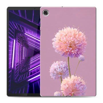Силиконовый чехол на Lenovo Tab M10 Plus с принтом Цветы