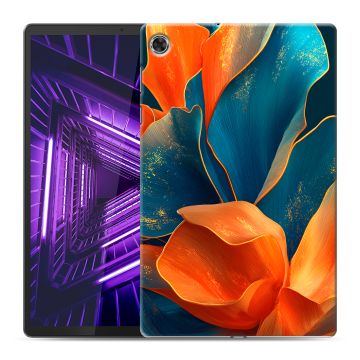 Силиконовый чехол на Lenovo Tab M10 Plus с принтом Цветы Силиконовый чехол на Lenovo Tab M10 Plus с принтом Цветы
