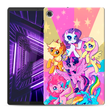 Силиконовый чехол на Lenovo Tab M10 Plus с принтом My little pony Дружба чудо