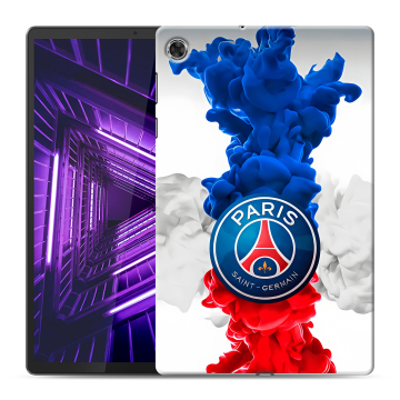 Силиконовый чехол на планшета Lenovo Tab M10 Plus с принтом PSG ПСЖ Силиконовый чехол на планшета Lenovo Tab M10 Plus с принтом PSG ПСЖ