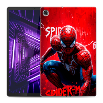 Силиконовый чехол на планшета Lenovo Tab M10 Plus с принтом Spiderman Человек паук Силиконовый чехол на планшета Lenovo Tab M10 Plus с принтом Spiderman Человек паук