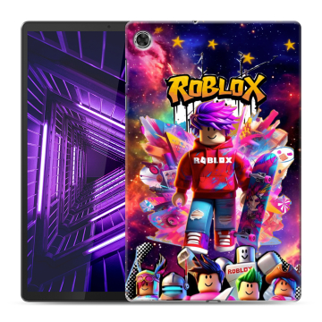 Силиконовый чехол на планшета Lenovo Tab M10 Plus с принтом Roblox Роблокс Силиконовый чехол на планшета Lenovo Tab M10 Plus с принтом Roblox Роблокс