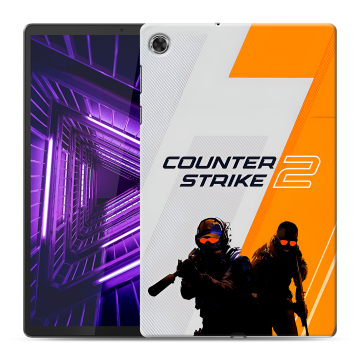 Силиконовый чехол на Lenovo Tab M10 Plus с принтом Counter Strike