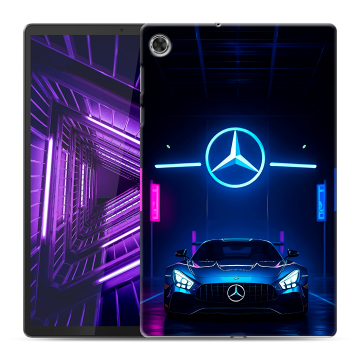 Силиконовый чехол на планшета Lenovo Tab M10 Plus с принтом Mercedes Мерседес Силиконовый чехол на планшета Lenovo Tab M10 Plus с принтом Mercedes Мерседес
