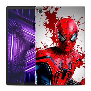 Силиконовый чехол на Lenovo Tab M10 Plus с принтом Spiderman Человек паук