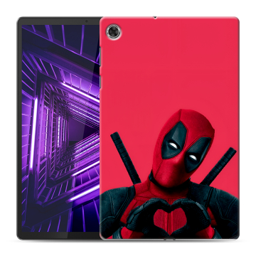 Силиконовый чехол на Lenovo Tab M10 Plus с принтом Дедпул Deadpool Силиконовый чехол на Lenovo Tab M10 Plus с принтом Дедпул Deadpool
