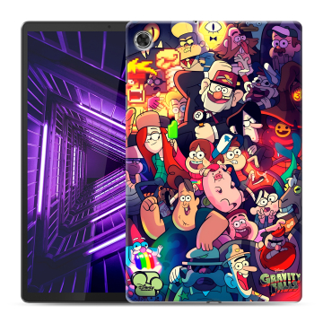 Силиконовый чехол на Lenovo Tab M10 Plus с принтом Gravity Falls Гравити Фолз
