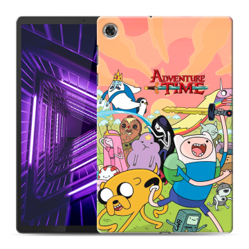 Силиконовый чехол на Lenovo Tab M10 Plus с принтом Adventure time Время приключений
