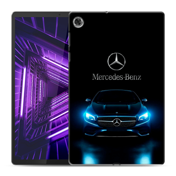 Силиконовый чехол на Lenovo Tab M10 Plus с принтом Mercedes Мерседес