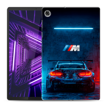 Силиконовый чехол на Lenovo Tab M10 Plus с принтом BMW БМВ