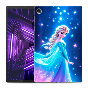 Силиконовый чехол на Lenovo Tab M10 Plus с принтом Холодное сердце Frozen