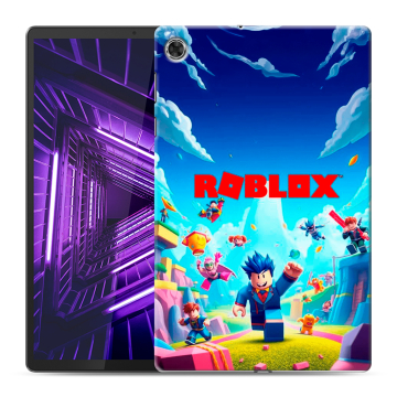 Силиконовый чехол на Lenovo Tab M10 Plus с принтом Roblox Роблокс Силиконовый чехол на Lenovo Tab M10 Plus с принтом Roblox Роблокс