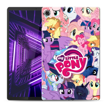 Силиконовый чехол на Lenovo Tab M10 Plus с принтом My little pony Дружба чудо