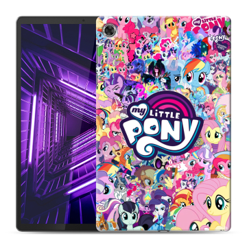 Силиконовый чехол на Lenovo Tab M10 Plus с принтом My little pony Дружба чудо