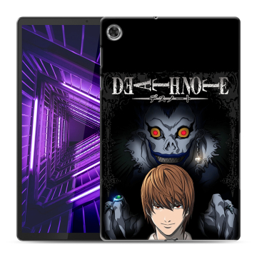 Силиконовый чехол на Lenovo Tab M10 Plus с принтом Death note Тетрадь смерти