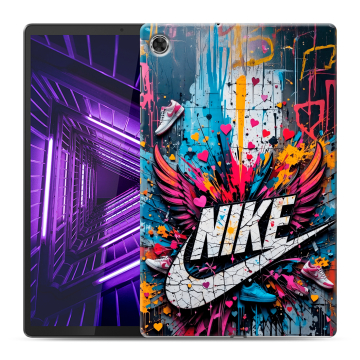 Силиконовый чехол на Lenovo Tab M10 Plus с принтом Nike Найк Силиконовый чехол на Lenovo Tab M10 Plus с принтом Nike Найк