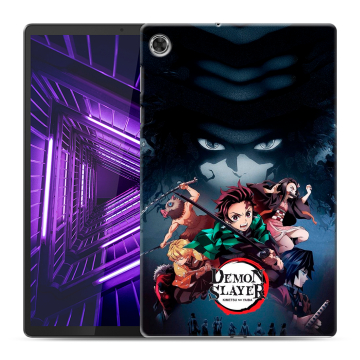Силиконовый чехол на Lenovo Tab M10 Plus с принтом Demon Slayer Клинок рассекающий демонов Силиконовый чехол на Lenovo Tab M10 Plus с принтом Demon Slayer Клинок рассекающий демонов